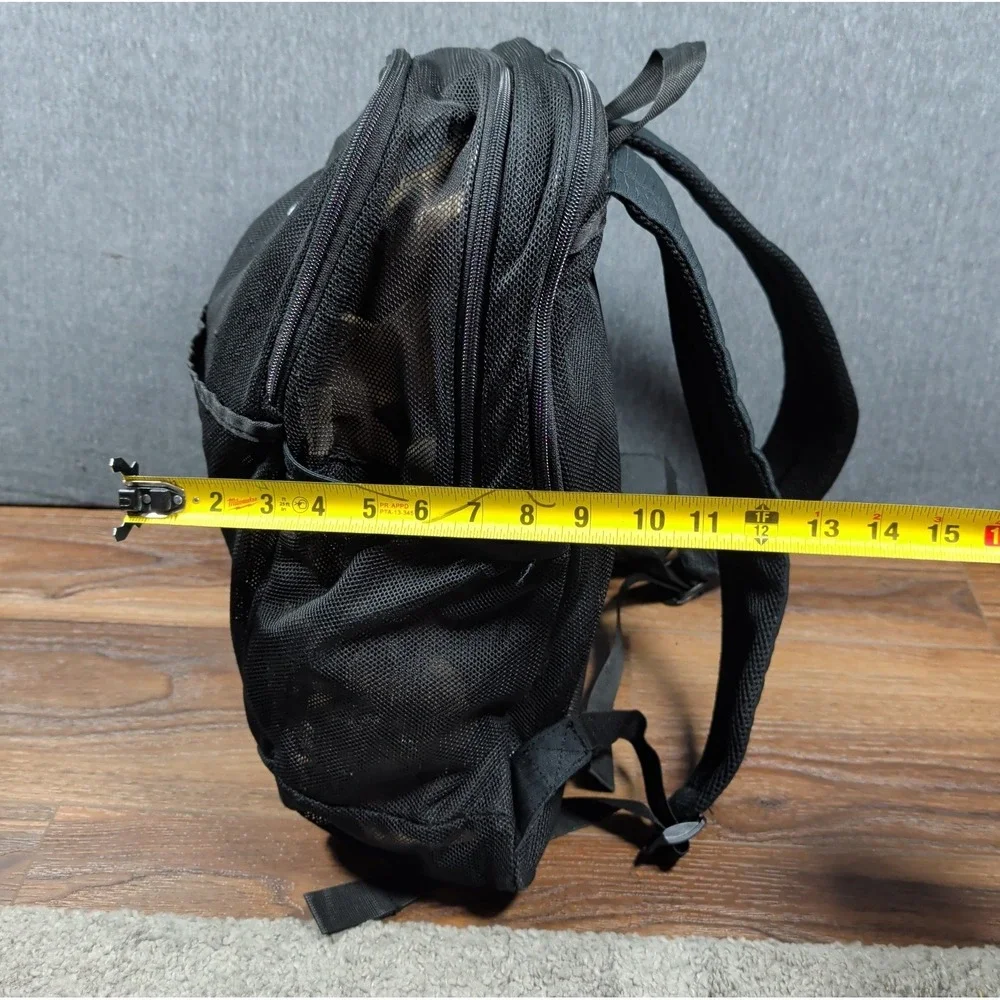 Nike BRASILIA Mesh Backpack 9.0 Black BA6050-010 Gym School GUC